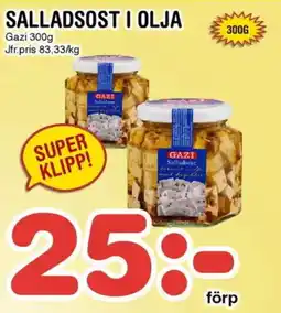 GAZI Salladsost i olja