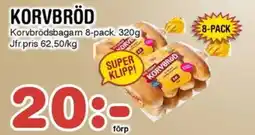 Nya Pulsen Korvbröd erbjuda