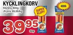 Nya Pulsen MORLINY Kycklingkorv erbjuda