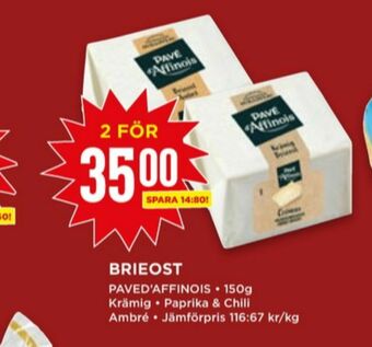 Willys Pave d Affinois Brie erbjuda