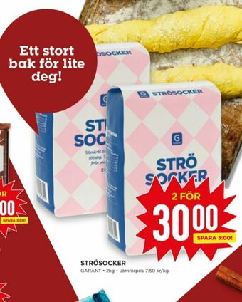 Willys Garant Strösocker erbjuda