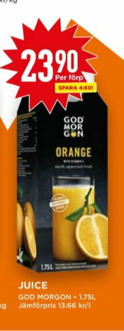 Willys God Morgon Juice erbjuda
