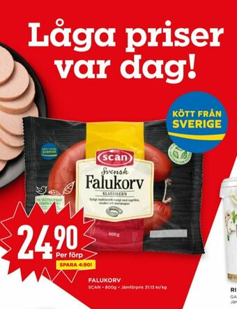 Willys Scan Falukorv erbjuda