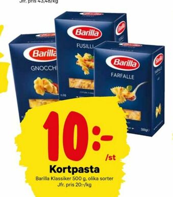 City Gross Barilla Pasta sorterad erbjuda