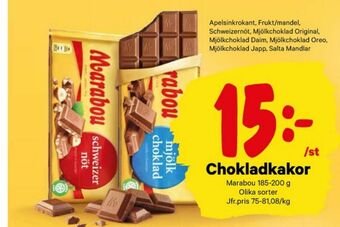 City Gross Marabou Chokladkaka erbjuda