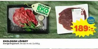 Coop Änglamark Lövbiff erbjuda