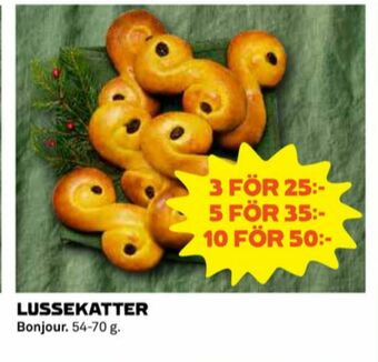 Coop Bonjour Butiksbakat kaffebröd erbjuda