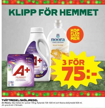 Coop Lenor Noora Sköljmedel erbjuda