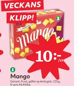 Östenssons Mango erbjuda