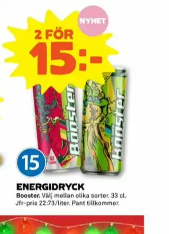 Coop Forum Booster Energidryck erbjuda