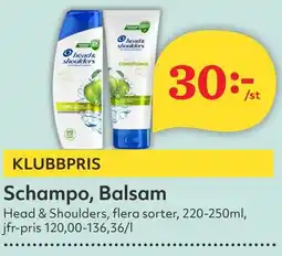 Östenssons Schampo, Balsam erbjuda
