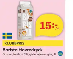 Östenssons Barista Havredryck erbjuda