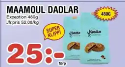 Nya Pulsen MAAMOUL DADLAR erbjuda