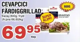 Nya Pulsen CEVAPCICI FÄRDIGGRILLAD erbjuda