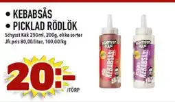 KEBABSÅS • PICKLAD RÖDLÖK