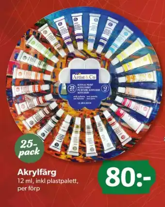 DollarStore Artist & Co. Akrylfärg erbjuda