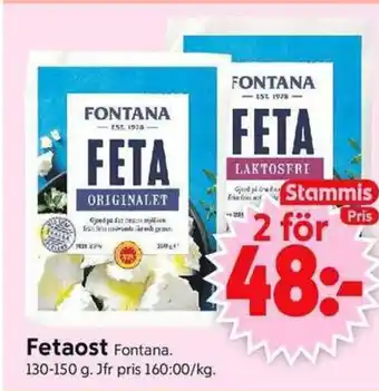 ICA Supermarket Fetaost erbjuda