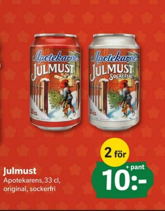 DollarStore Apotekarnes Julmust erbjuda