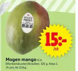 ICA Supermarket Mogen mango ICA. erbjuda