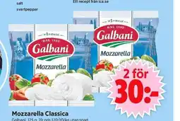 ICA Supermarket Mozzarella Classica erbjuda