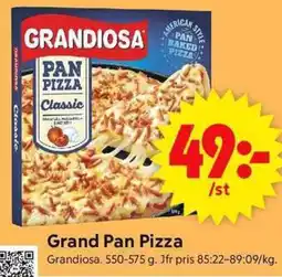ICA Supermarket Grand Pan Pizza erbjuda