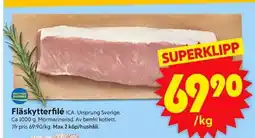 ICA Supermarket Fläskytterfilé erbjuda