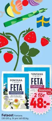 ICA Supermarket Fetaost Fontana. erbjuda
