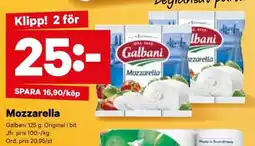 City Gross Mozzarella erbjuda