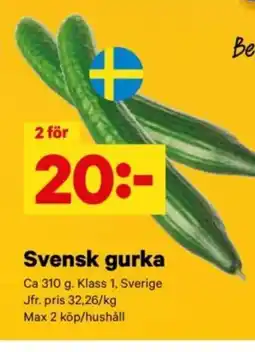 City Gross Svensk gurka erbjuda