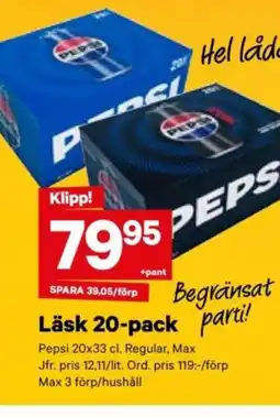 City Gross Läsk 20-pack erbjuda