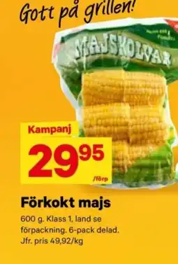 City Gross Förkokt majs erbjuda