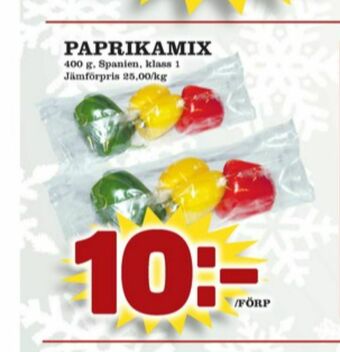 Matdax Paprika erbjuda