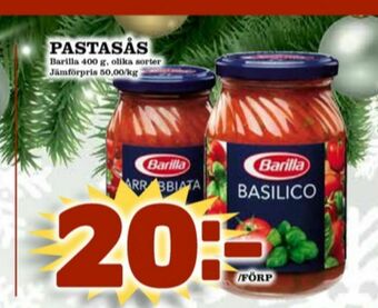 Matdax Barilla Pastasås erbjuda