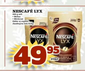Matdax Nescafé Lyx Instant kaffe erbjuda