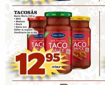Matdax Santa Maria Tacosås erbjuda