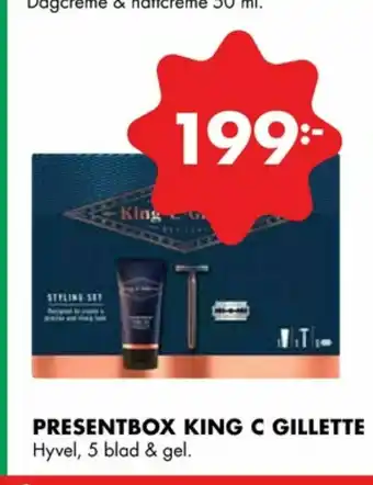 ÖoB King C Gillette Presentförpackning erbjuda
