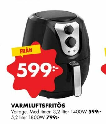 ÖoB Voltage Fritös erbjuda