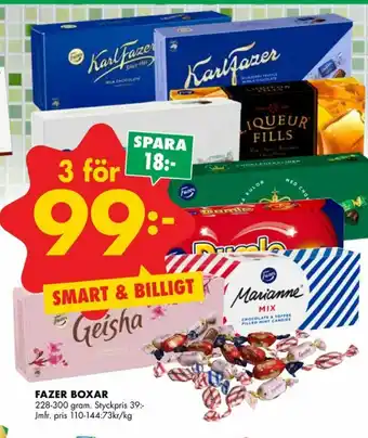 ÖoB Karl Fazer Chokladask erbjuda
