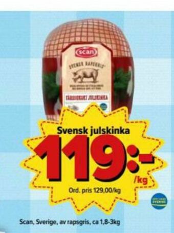 Östenssons Scan Julskinka erbjuda