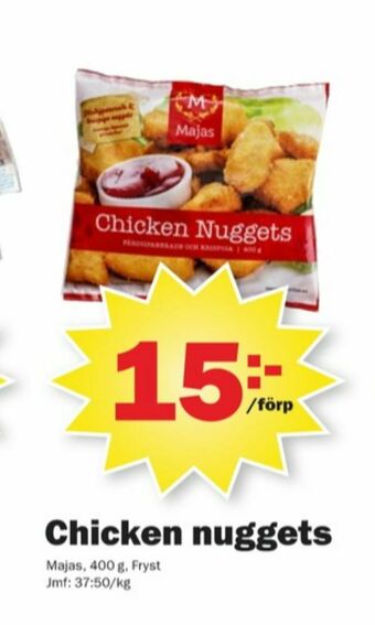Pekås Majas Kycklingnuggets erbjuda