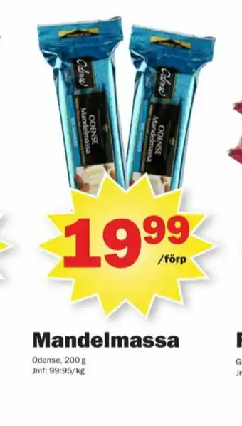 Pekås Odense Mandelmassa erbjuda