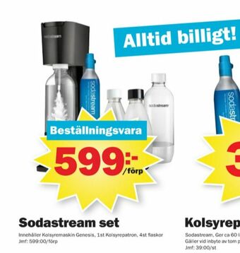 Pekås Sodastream Kolsyremaskin erbjuda