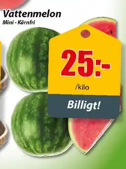 Extra Mjällby Stormarknad Vattenmelon erbjuda