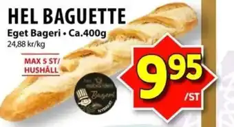 Matvärlden Tensta Hel baguette erbjuda