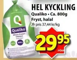 Matvärlden Tensta QUALIKO Hel kyckling erbjuda