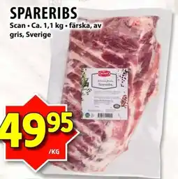 Matvärlden Tensta SCAN Spareribs erbjuda