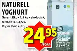 Matvärlden Tensta GARANT Naturell yoghurt erbjuda