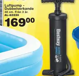 Lekextra Luftpump - dubbelverkande erbjuda