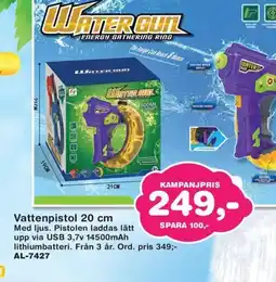 Lekextra Vattenpistol 20 cm erbjuda