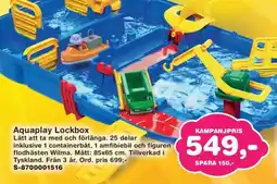 Lekextra Aquaplay lockbox erbjuda